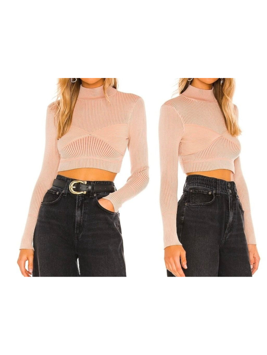 NBD Tops - NBD Midori Mock Turtleneck Size S